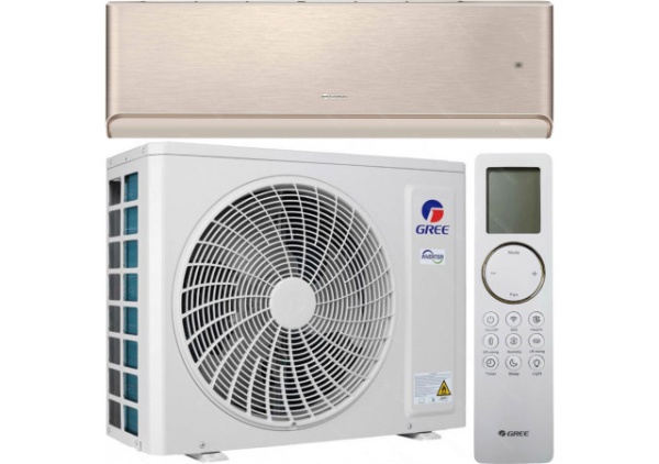 Кондиционер Gree GWH18AVDXE-K6DNA1A AIRY INVERTER R32 GOLD champagne