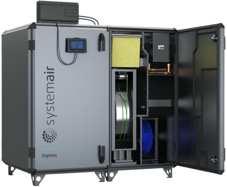 Приточно-вытяжная установка Systemair Topvex TC35-R-B